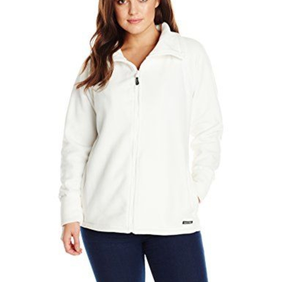 Calvin Klein Performance Jacket Womens Large Plush Fleece Full Zip Active Wear - Picture 1 of 3